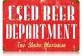 Vintage-Retro Used Beer Metal-Tin Sign LARGE