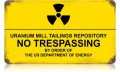 Vintage-Retro Ambrosia Nuclear Metal-Tin Sign