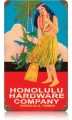 Vintage-Retro Honolulu Hardware Metal-Tin Sign