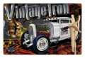 Vintage Rat Rod Vintage Iron Metal Sign
