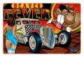 Vintage Rat Rod Beaver Fever Metal Sign