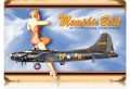 Vintage-Retro Memphis Belle Metal-Tin Sign