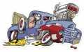 Retro Rat Truck Metal Sign