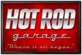 Vintage Hot Rod Garage Giant Metal Sign