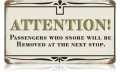 Vintage-Retro Passengers Snore Metal-Tin Sign
