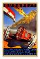 Vintage Budapest Grand Prix 12 x 18 inches Tin Sign