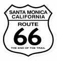Vintage-Retro Santa Monica Metal-Tin Sign