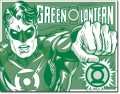 Green Lantern - Duotone Tin Sign