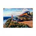 Vintage California Surfing Metal Sign 16 x 24 Inches Inches