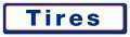 Retro Mobil Tires Tin Sign 20 x 5  Inches