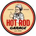 Vintage-Retro Hot Rod Magazine Garage Metal-Tin Sign