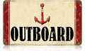 Vintage-Retro Outboard Metal-Tin Sign
