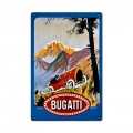 Retro Bugatti Red Tin Sign 16 x 24 Inches