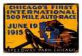 Retro Tin Sign Chicago 500 18 x 12 Inches