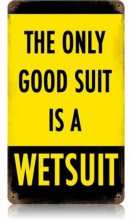 Vintage-Retro Wetsuit Metal-Tin Sign