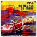Vintage-Retro 24 Heures Dumans Metal-Tin Sign