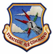 Vintage-Retro Strategic Air Command Metal-Tin Sign