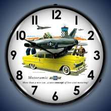 Vintage-Retro  1955 Bel Air 4 door Lighted Wall Clock