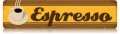 Vintage-Retro Espresso Metal-Tin Sign