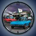 Vintage-Retro  1966 Sinclair Vette Lighted Wall Clock