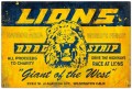 Vintage-Retro Lions Drag Strip Tin-Metal Sign LARGE