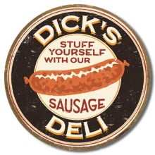 Dicks Sausage Tin Sign
