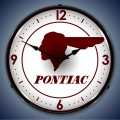 Vintage-Retro  Pontiac Indian Lighted Wall Clock
