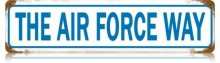 Vintage-Retro The Air Force Way Metal-Tin Sign