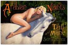 Vintage-Retro Arabian Nights - Pin-Up Girl Metal Sign -  LARGE