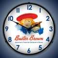 Vintage-Retro  Buster Brown Lighted Wall Clock