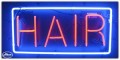 Neon Business Sign - Hair