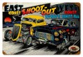 Vintage-Retro East Coast West Coast Metal-Tin Sign