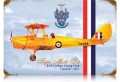 Vintage-Retro Tiger Moth Metal-Tin Sign