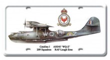 Vintage-Retro Catalina I License Plate
