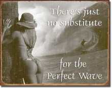 SURF - No Substitute Tin Sign