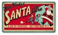 Vintage-Retro Santa Toy Dept Metal-Tin Sign