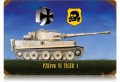 Vintage-Retro Tiger Tank Metal-Tin Sign