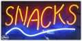 Neon Business Sign - Snacks