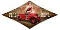 Vintage-Retro Fire Department Diamond Metal-Tin Sign