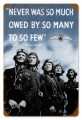 Vintage-Retro So Many So Few Metal-Tin Sign