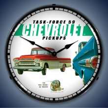 Vintage-Retro  1959 Chevrolet Pickup Lighted Wall Clock