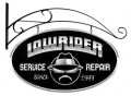 Vintage-Retro Lowrider Service Double Sided Oval Metal-Tin Sign with Wall Mount