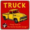 Vintage Kids Truck 12 x 12 inches Tin Sign