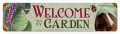 Vintage-Retro Welcome to my Garden Tin-Metal Sign