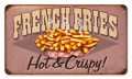 Vintage-Retro French Fries Metal-Tin Sign 6