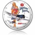 Vintage-Retro 2 American Beauties Wall Clock
